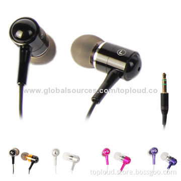Auricular Earphone, 3.5mm Plug and 1.2m TPE Cord